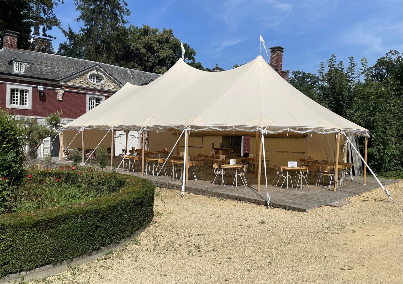 10 x 22 sailcloth tent