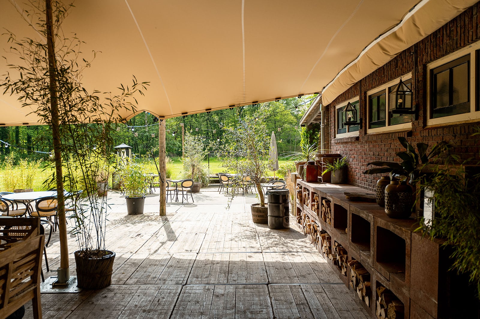 Gootsysteem stretchtent