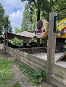 Stretchtent de Bospub