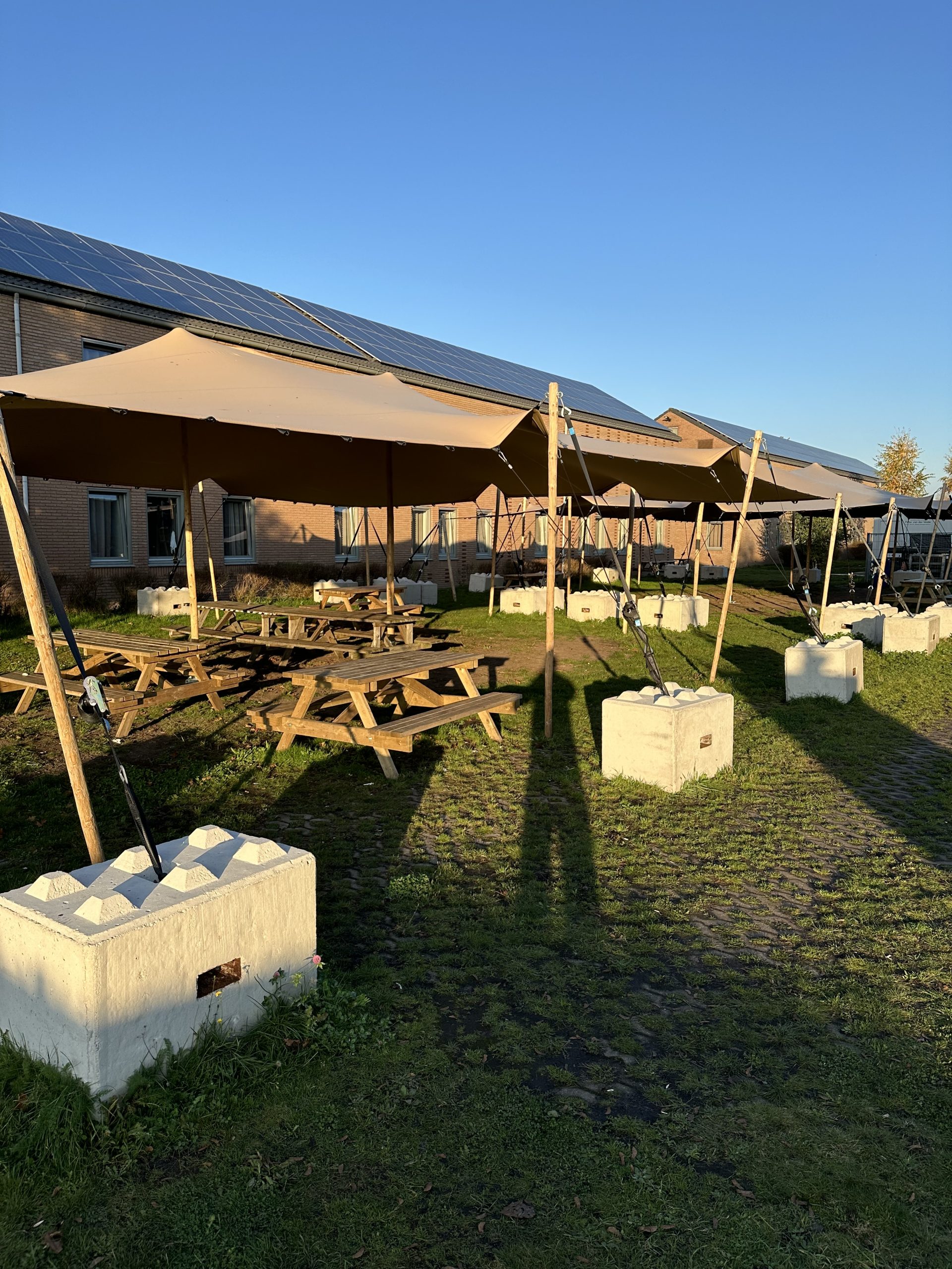 Stretchtent bescherming zon